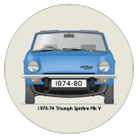 Triumph Spitfire MkV 1974-80 Coaster 4